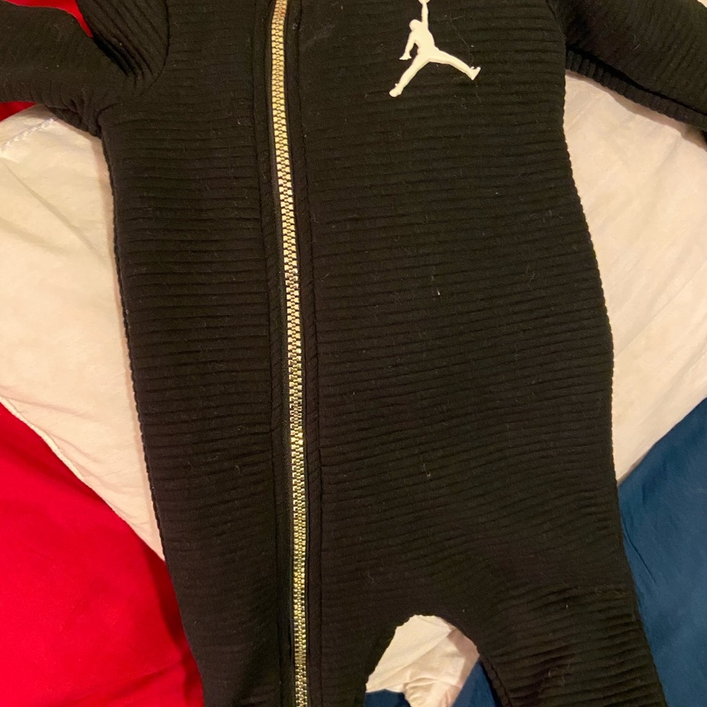 Baby Jordan's onesie outfit